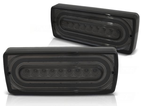 LED Lightbar Rückleuchten passend für Mercedes G-Klasse W463 90-12 Smoke dynamischer Blinker