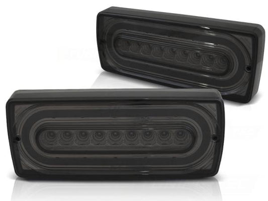 LED Lightbar Rückleuchten passend für Mercedes G-Klasse W463 90-12 Smoke dynamischer Blinker