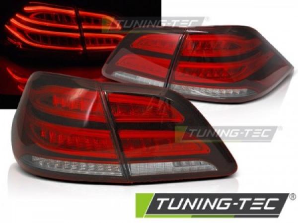 Voll LED Rückleuchten passend für Mercedes M-Klasse ML W166 Bj. 11-15 Rot/Chrom