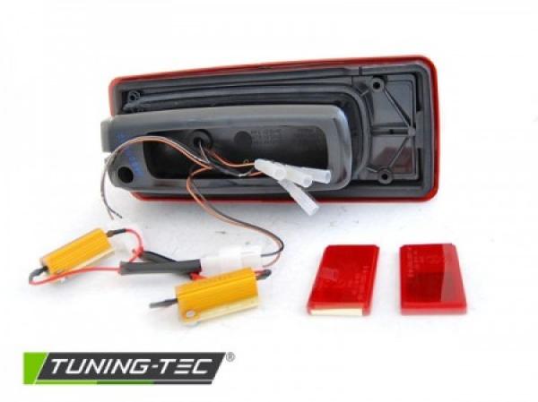 LED Lightbar Rückleuchten passend für Mercedes G-Klasse W463 Bj. 89 -12 Rot/Chrom