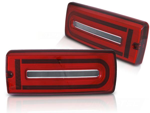 LED Lightbar Rückleuchten passend für Mercedes G-Klasse W463 90-18 Rot dynamischen Blinker