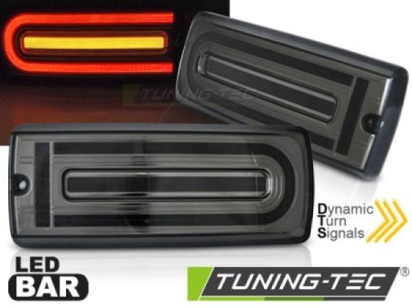 LED Lightbar Rückleuchten passend für Mercedes G-Klasse W463 90-18 Smoke dynamischen Blinker