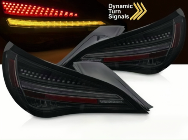 Voll LED Rückleuchten Set passend für Mercedes Benz CLA C117 / X117 13-16 schwarz dynamisch