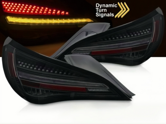 Voll LED Rückleuchten Set passend für Mercedes Benz CLA C117 / X117 13-16 schwarz dynamisch