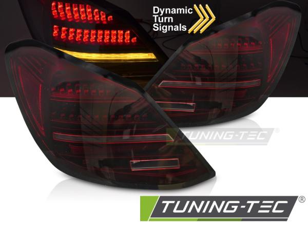 VOLL LED Rückleuchten Set passend für Mercedes Benz C-Klasse W205 14-21 rot/rauch mit dynamischen Blinker