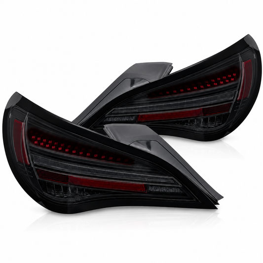 LED Rückleuchten passend für Mercedes-Benz CLA C117 2013–2019 / X117 2014–2019 Rot/Schwarz/Smoke dynamisch