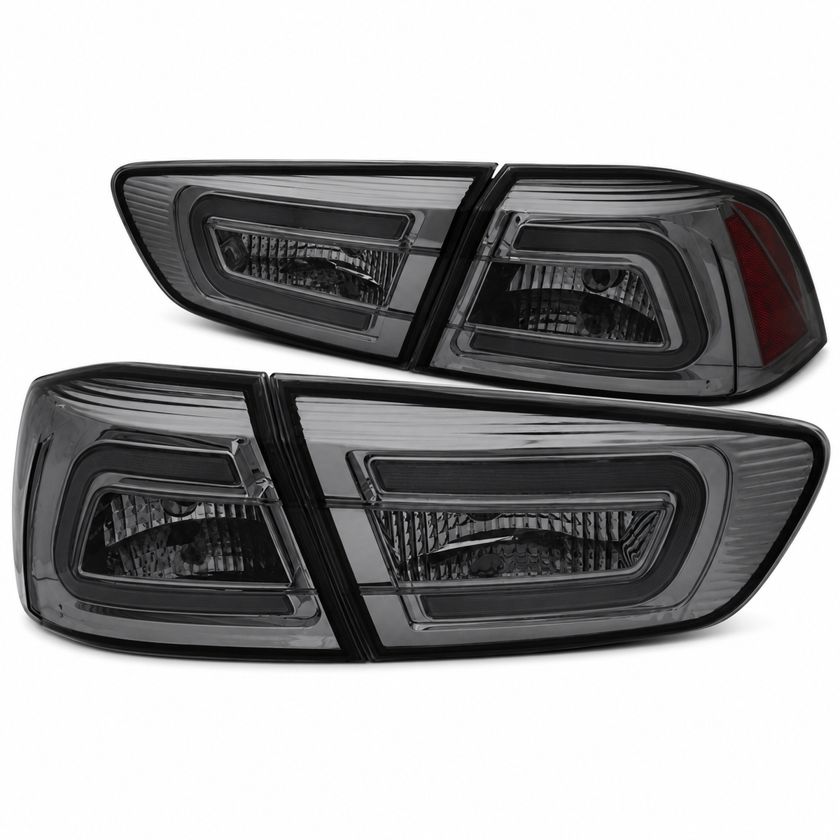 LED Rückleuchten passend für Mitsubishi LANCER 8 Limousine 2008–2011 Smoke
