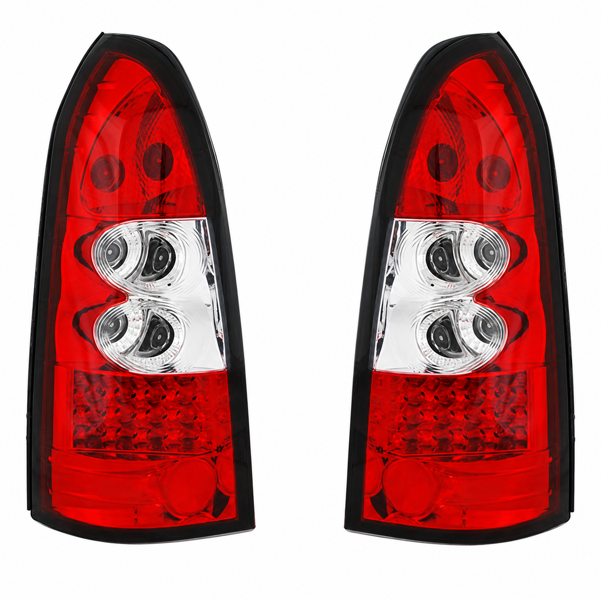 LED Rückleuchten passend für Opel Astra G 09/1997–02/2004 Kombi Rot/Weiß