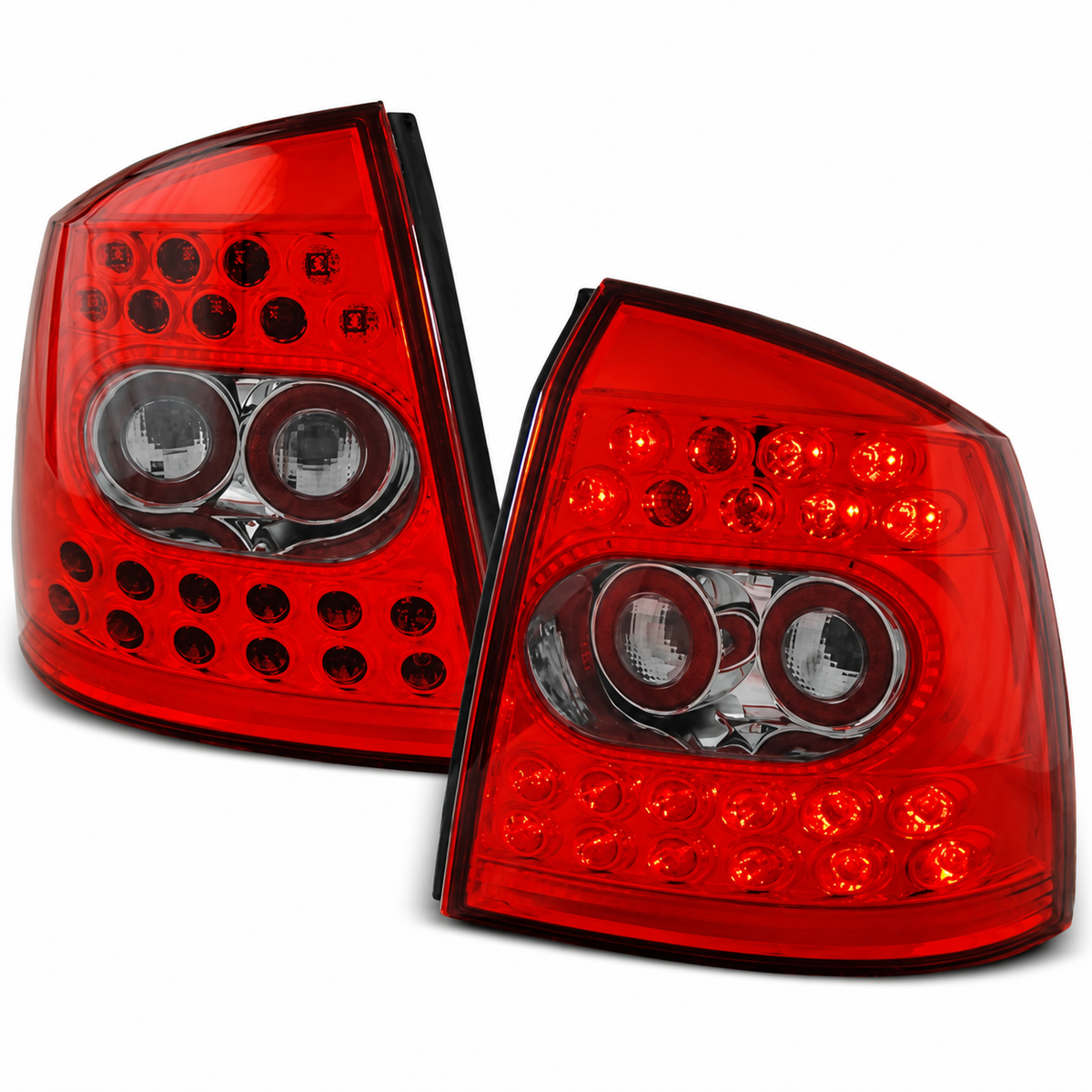 LED Rückleuchten passend für Opel Astra G 09/1997–02/2004 Rot/Weiß