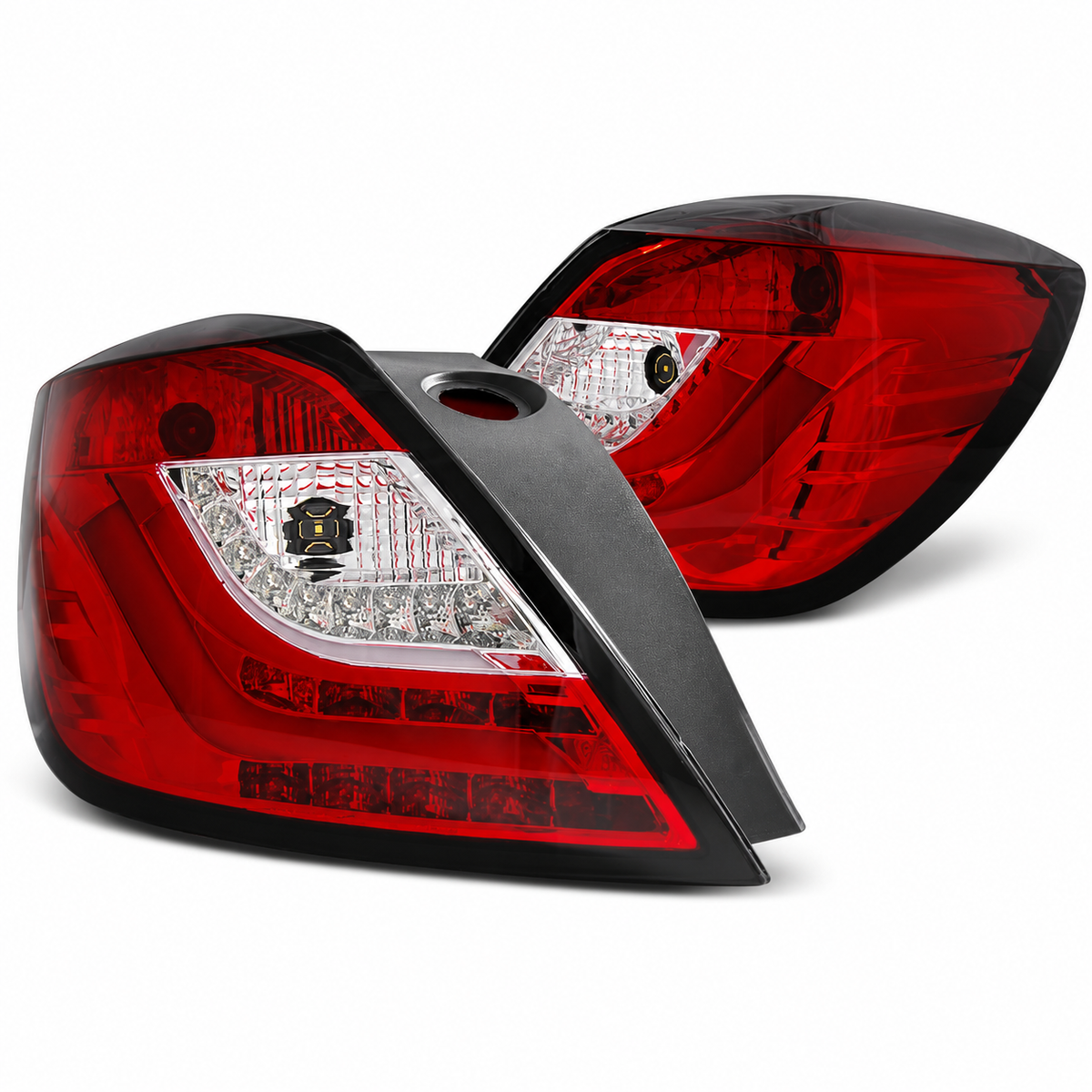 LED Rückleuchten passend für Opel Astra H 03.04-09 3-Türer Rot/Weiß