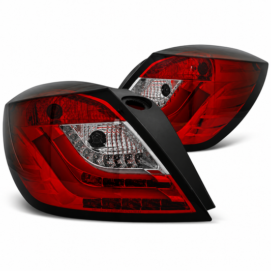 LED Rückleuchten passend für Opel Astra H 03.04-09 3-Türer Rot/Smoke