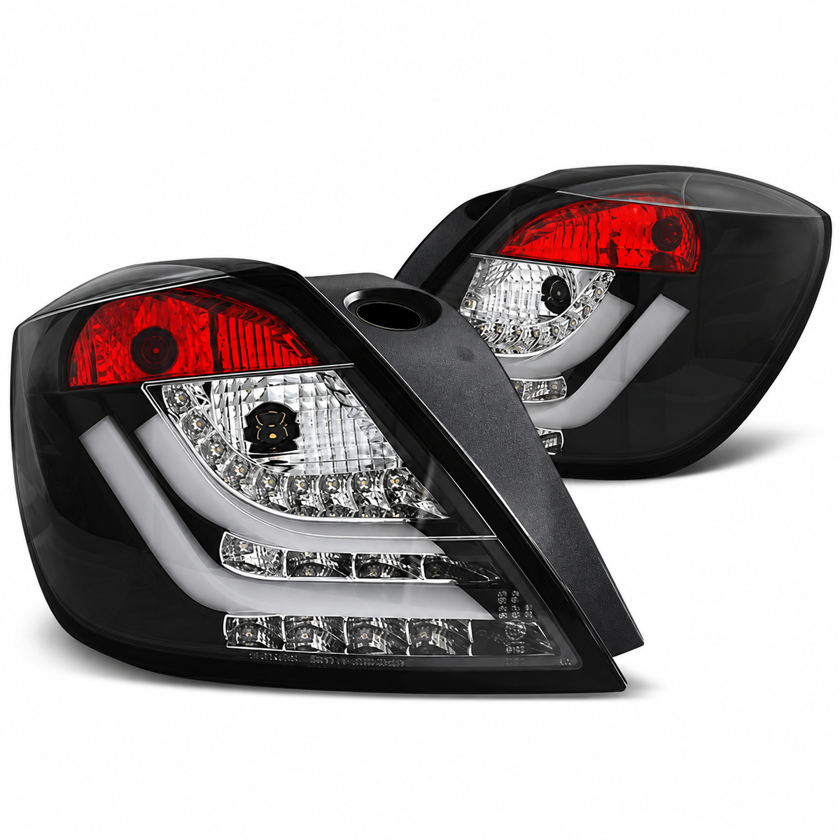 LED Rückleuchten passend für Opel Astra H 03.04-09 3-Türer Schwarz