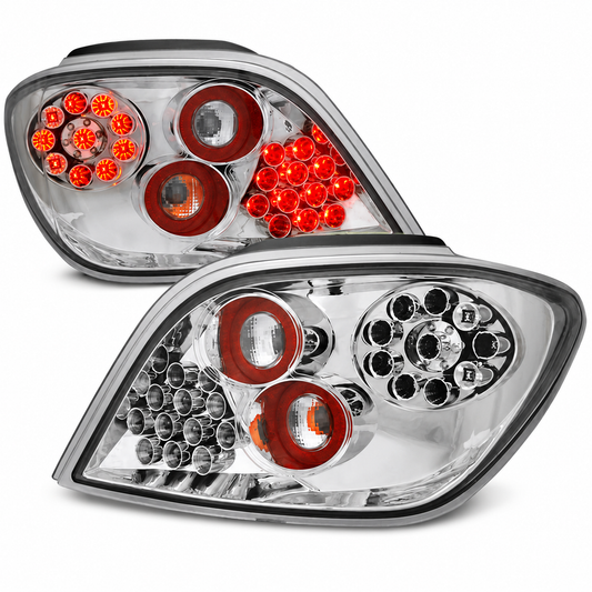 LED Rückleuchten passend für Peugeot 307 04.01-07 Chrom