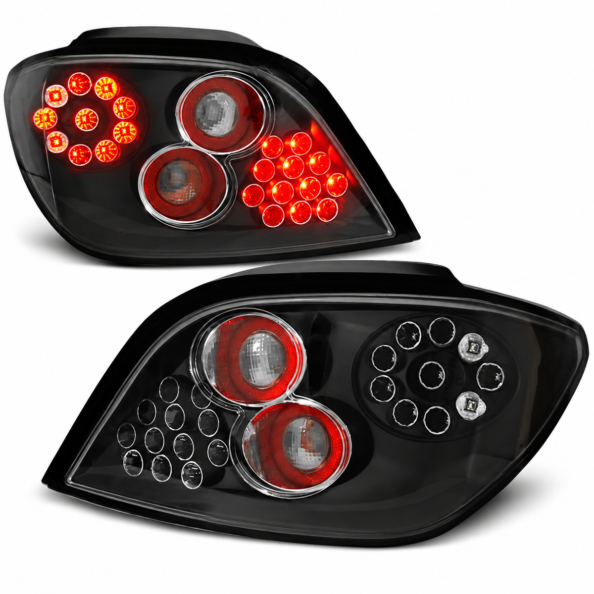 LED Rückleuchten passend für Peugeot 307 04.01-07 Schwarz