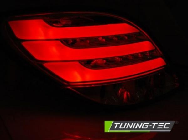 LED Lightbar Rückleuchten passend für Peugeot 207 Bj. 06-09 Smoke