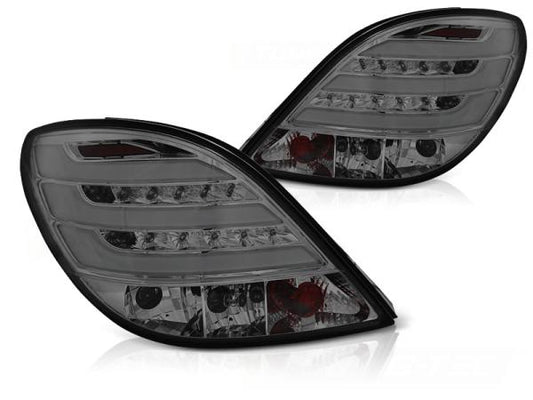 LED Lightbar Rückleuchten passend für Peugeot 207 Bj. 06-09 Smoke