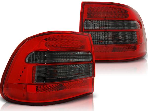 LED Rückleuchten passend für Porsche Cayenne 955 9PA Bj. 02-07 Rot/Smoke