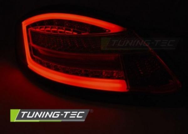 Voll LED Lightbar Rückleuchten passend für Porsche Boxster 987 + Cayman Bj. 04-09 Smoke