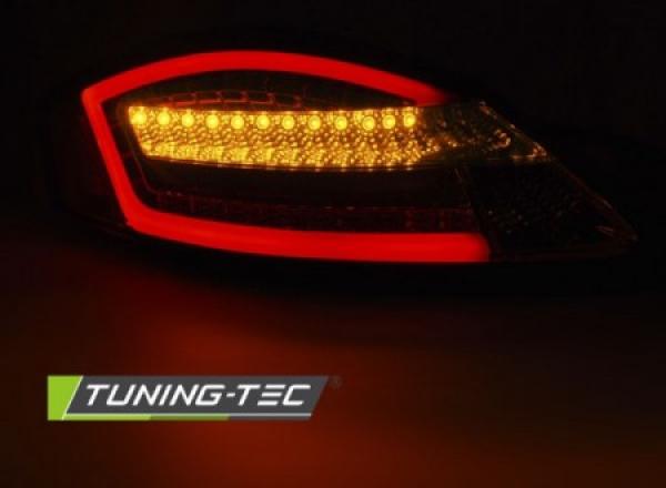 Voll LED Lightbar Rückleuchten passend für Porsche Boxster 987 + Cayman Bj. 04-09 Smoke