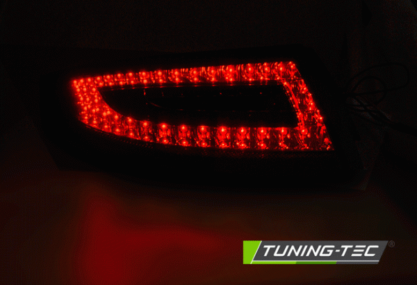 LED Rückleuchten passend für Porsche 911 997 Bj. 04-08 Rot/Chrom