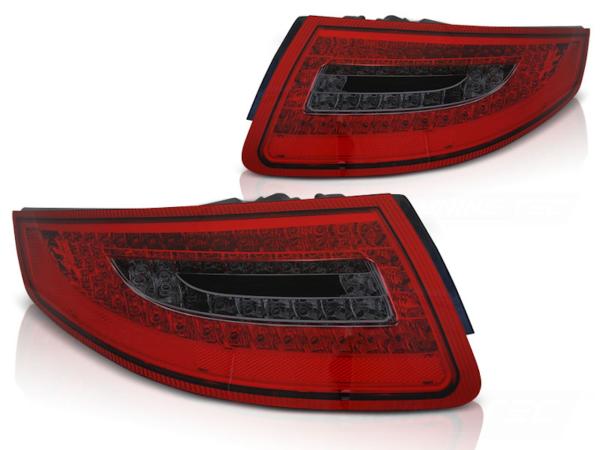 LED Rückleuchten passend für Porsche 911 997 Bj. 04-08 Rot/Smoke