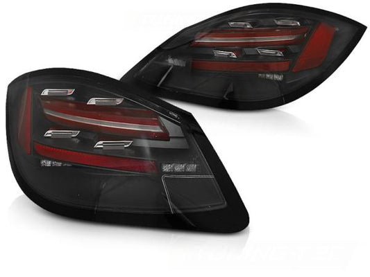 Voll LED Rückleuchten passend für Porsche Boxster 987 + Cayman Facelift  09-12 Schwarz