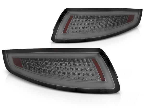 Voll LED Lightbar Rückleuchten passend für Porsche 911 997 Bj. 04-08 Smoke