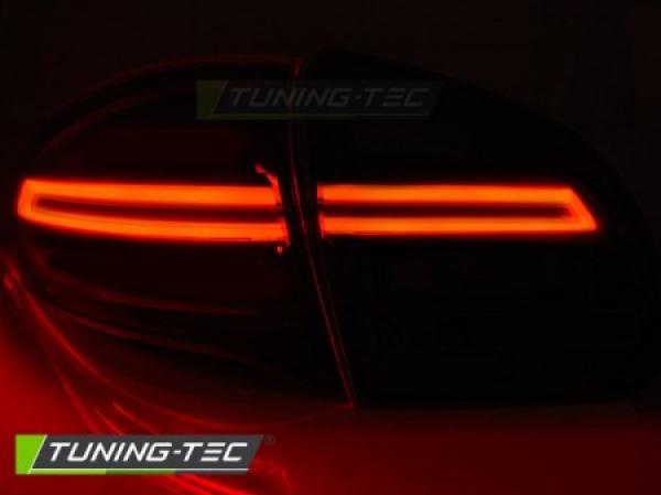 Voll LED Lightbar Rückleuchten passend für Porsche Cayenne 958 92A Bj. 10-14 Rot/Smoke