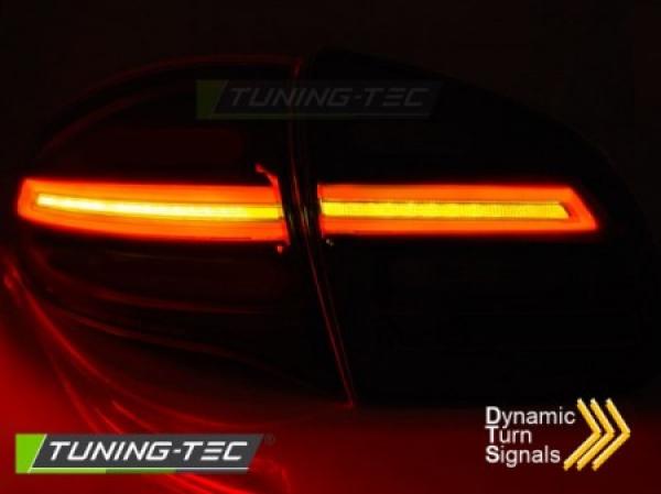 Voll LED Lightbar Rückleuchten passend für Porsche Cayenne 958 92A 10-14 Schwarz Smoke