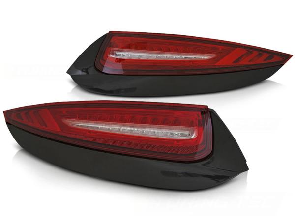 Voll LED Rückleuchten passend für Porsche 911 997 Facelift Bj. 2009-2012 Rot/Chrom