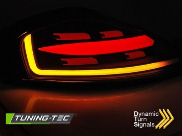 Voll LED Lightbar Rückleuchten passend für Porsche Boxster 986 Bj. 96-04 Schwarz