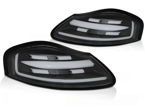 Voll LED Lightbar Rückleuchten passend für Porsche Boxster 986 Bj. 96-04 Schwarz