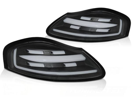 Voll LED Lightbar Rückleuchten passend für Porsche Boxster 986 Bj. 96-04 Schwarz