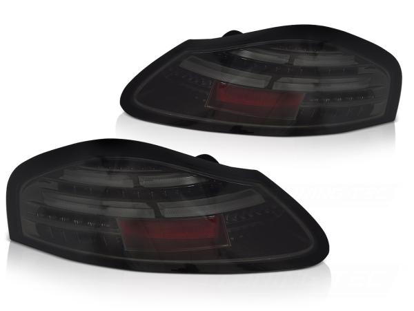 Voll LED Lightbar Rückleuchten passend für Porsche Boxster 986 Bj. 96-04 schwarz/rauch