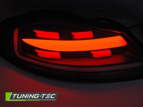 Voll LED Lightbar Rückleuchten Set passend für Porsche Boxster 986 96-04 schwarz/rot