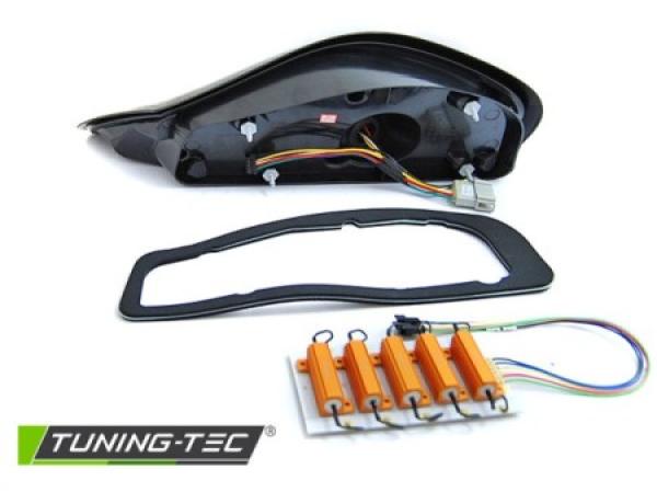 Voll LED Lightbar Rückleuchten Set passend für Porsche Boxster 986 96-04 schwarz/rot