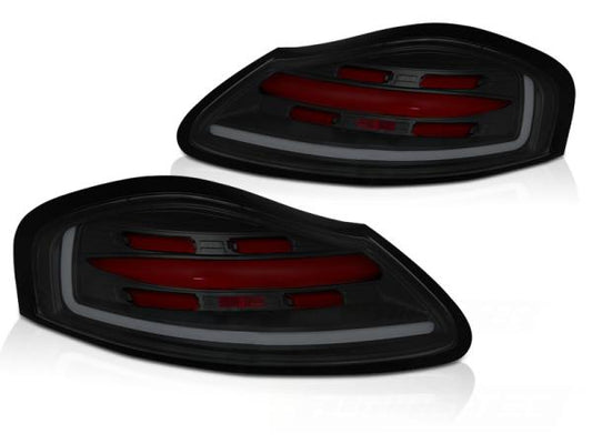 Voll LED Lightbar Rückleuchten Set passend für Porsche Boxster 986 96-04 Smoke