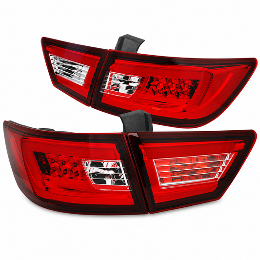 LED Rückleuchten passend für Renault CLIO IV 2013–2016 Schrägheck Rot/Weiß
