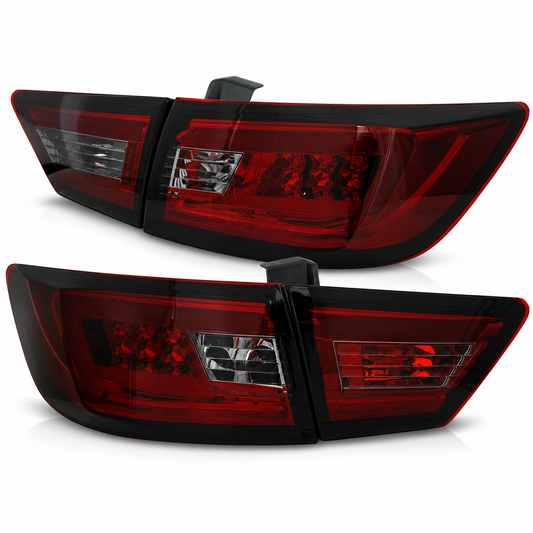 LED Rückleuchten passend für Renault CLIO IV 2013–2016 Schrägheck Rot/Smoke