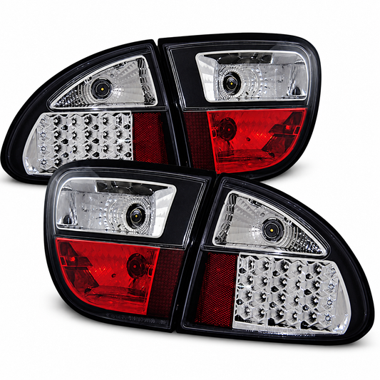 LED Rückleuchten passend für Seat LEON 1999–2004 Schwarz