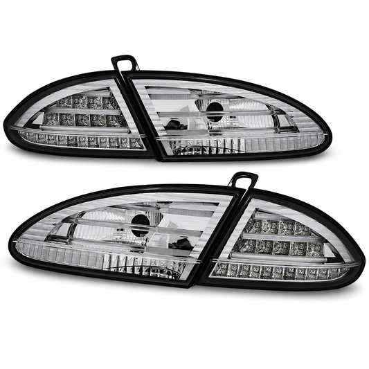 LED Rückleuchten passend für Seat LEON 06.05-09 Chrom