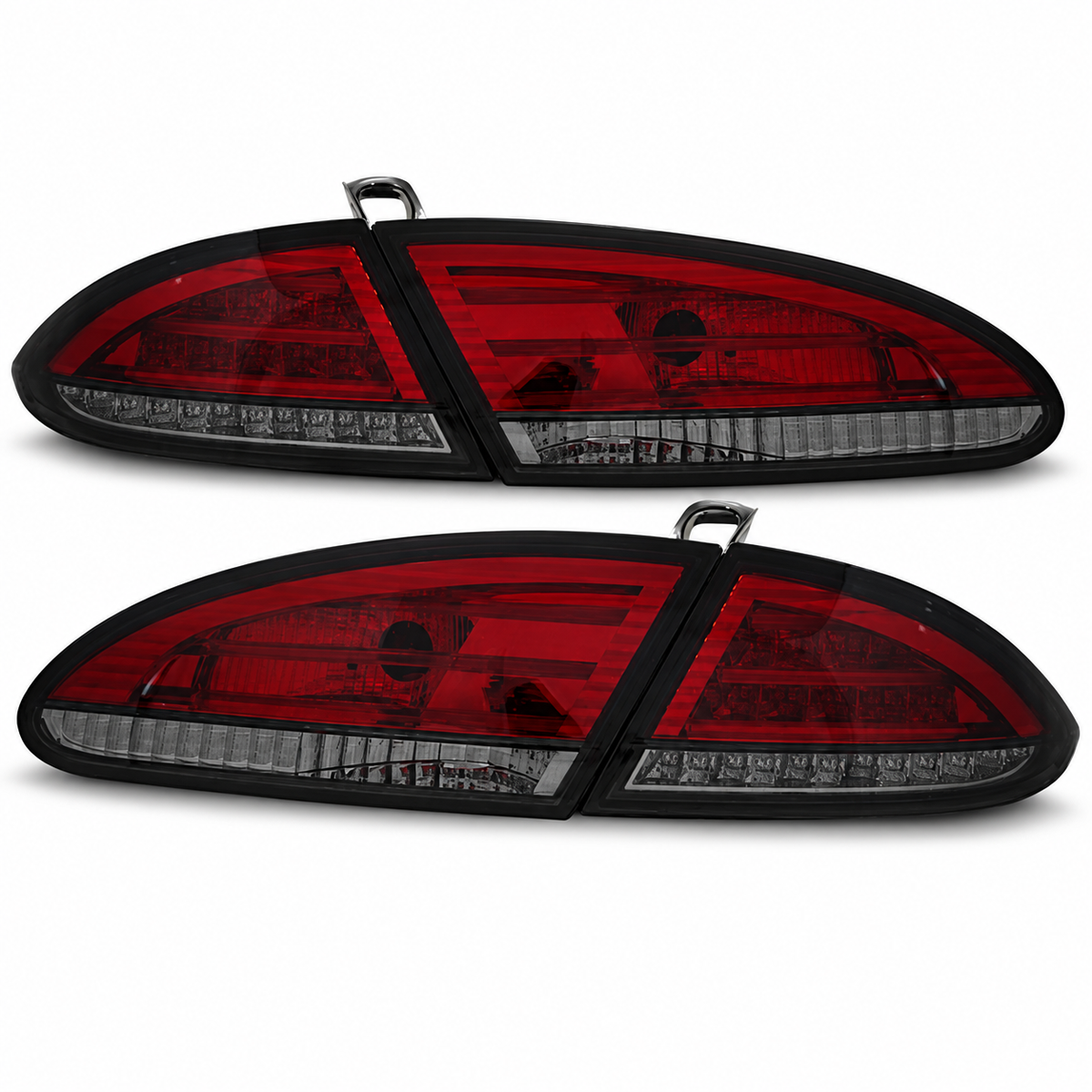 LED Rückleuchten passend für Seat LEON 2005–2009 Rot/Smoke