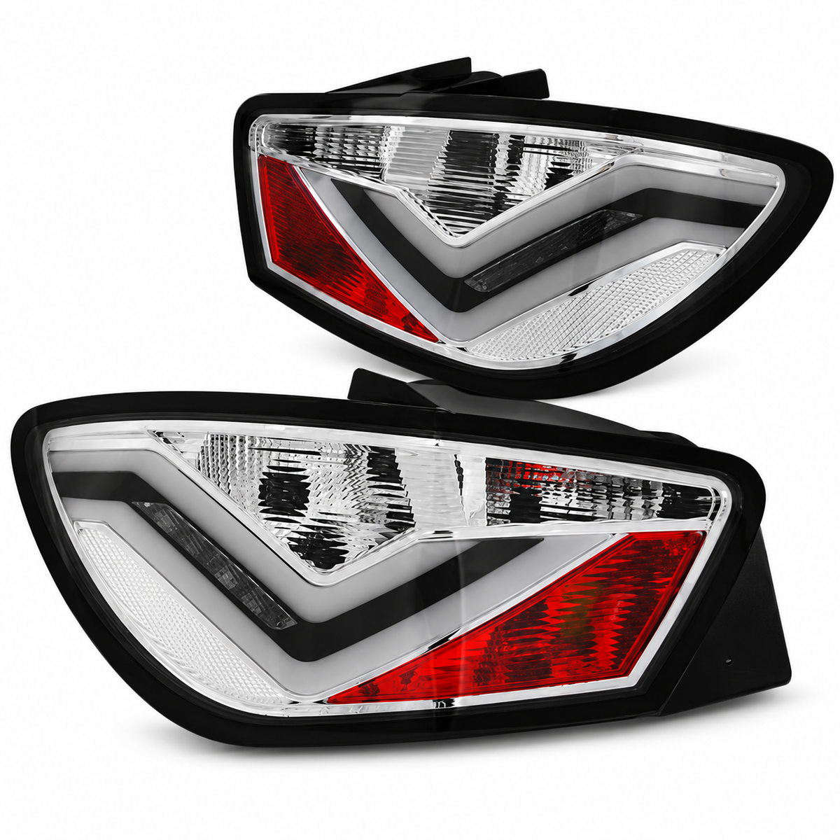 LED Rückleuchten passend für Seat IBIZA 6J 3-Türer 06.08-12 Chrom