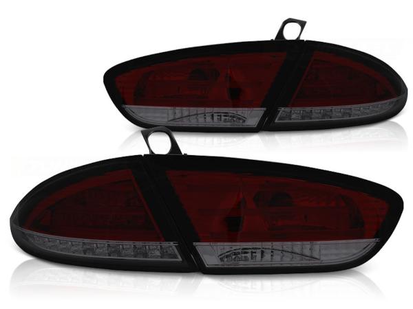 LED Rückleuchten passend für Seat Leon 1P1 Facelift Bj. 09-12 Rot/Smoke