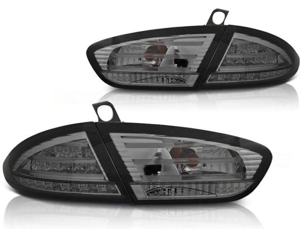 LED Rückleuchten passend für Seat Leon 1P1 Facelift Bj. 09-12 Smoke