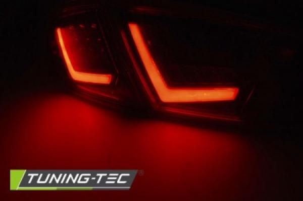 LED Lightbar Rückleuchten passend für Seat Leon 1P1 Facelift Bj. 09-12 Rot/Smoke
