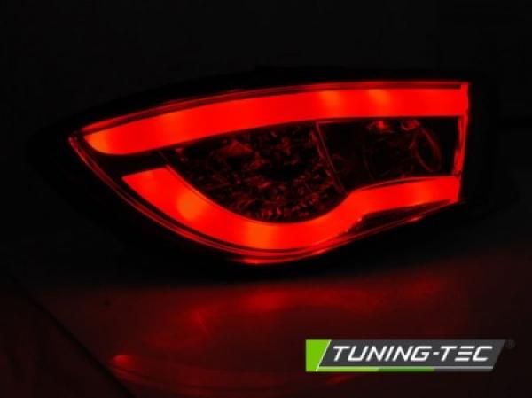 LED Lightbar Rückleuchten passend für Seat Ibiza 6J 3 Türer Bj. 08-03/12 Smoke
