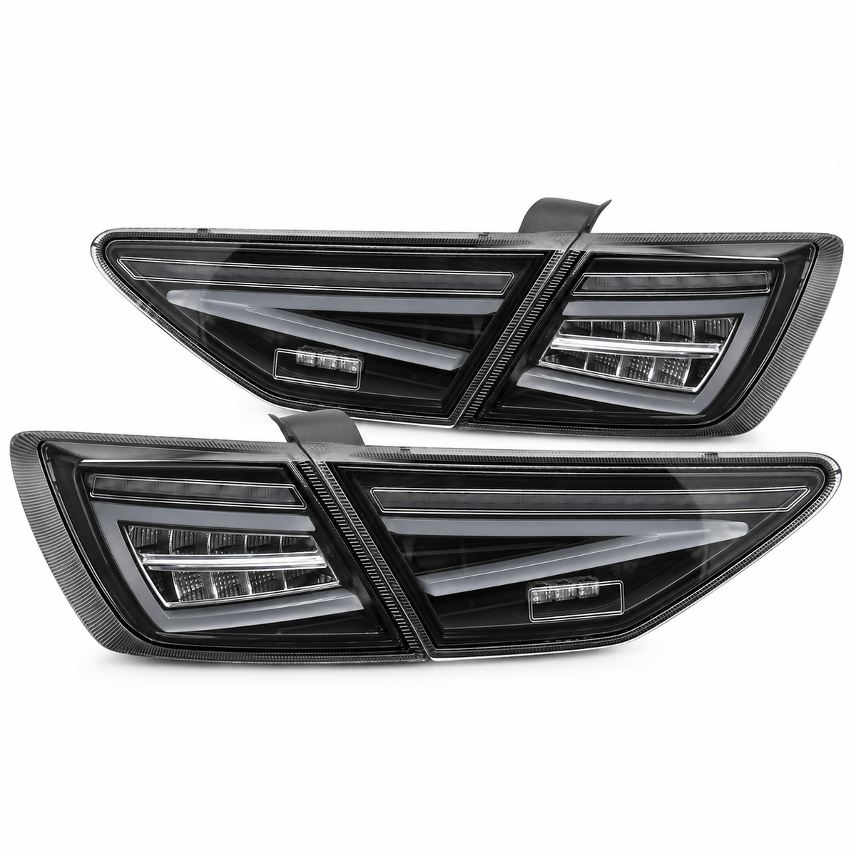 LED Rückleuchten passend für Seat LEON III 5F 2012–2020 HB Schwarz dynamisch
