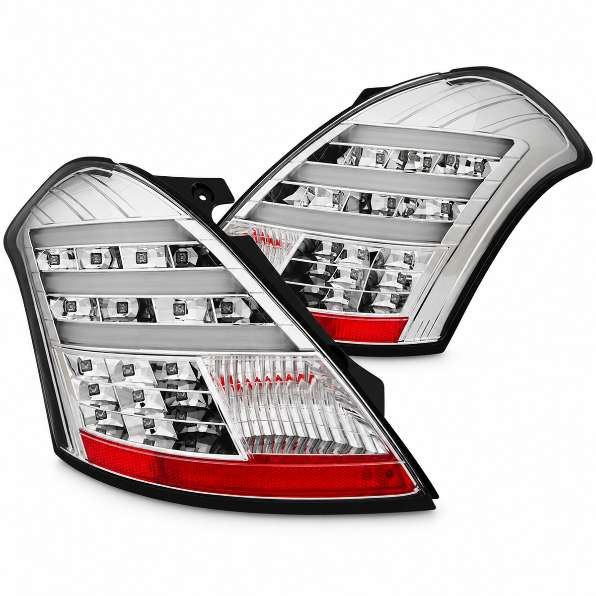LED Rückleuchten passend für Suzuki SWIFT V ab 2010 Chrom