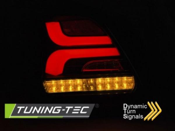 LED Lightbar Rückleuchten passend für Suzuki Swift  AZ 17- Rot/Smoke dynamischer Blinker